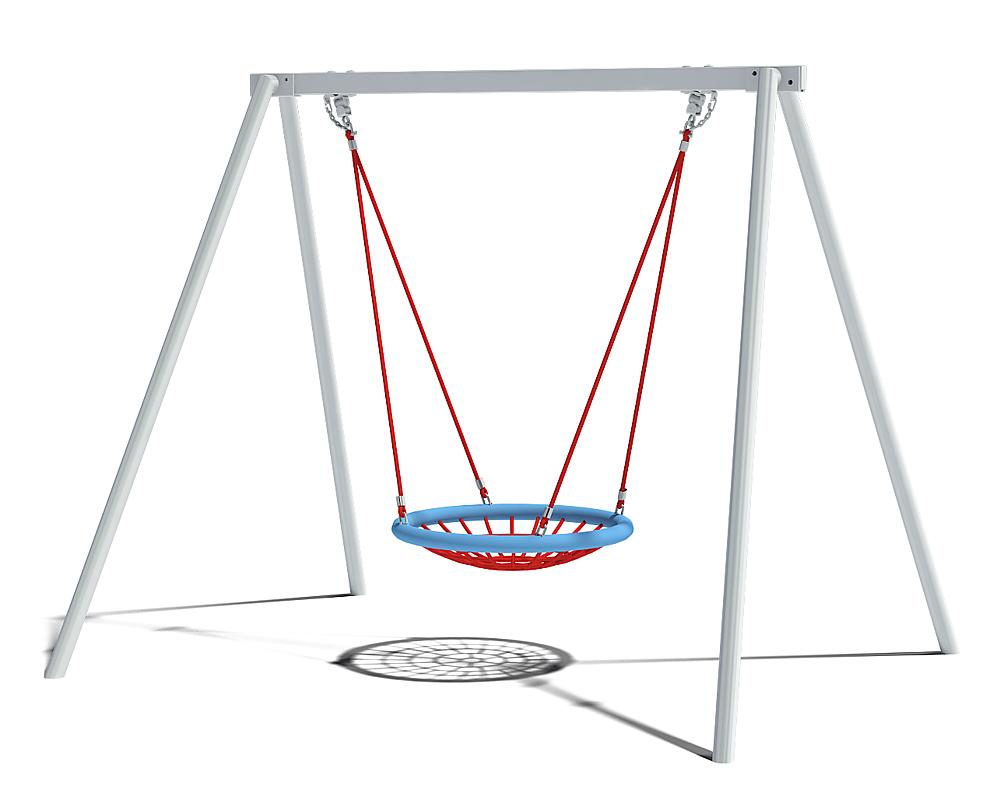 Double swing with nest seat Ø 100 cm - Bild 2