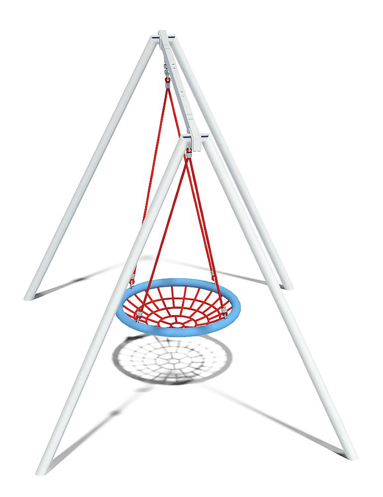 Double swing with nest seat Ø 100 cm - Bild 3