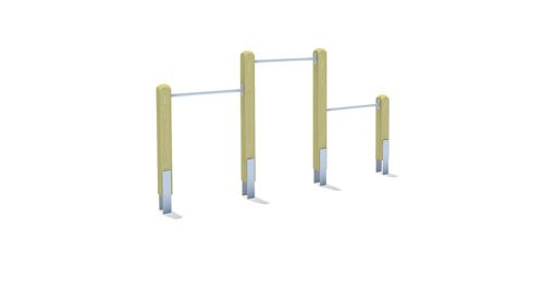 Tri-level horizontal bars Anton