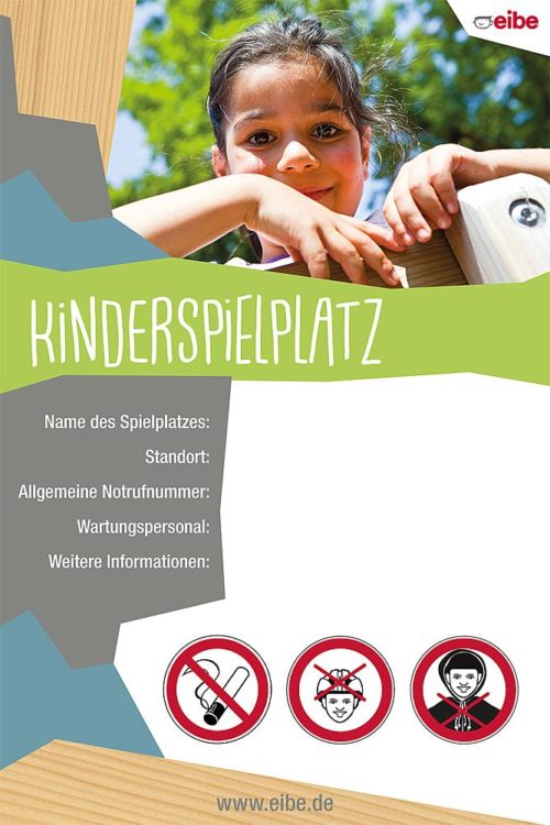 Playground sign