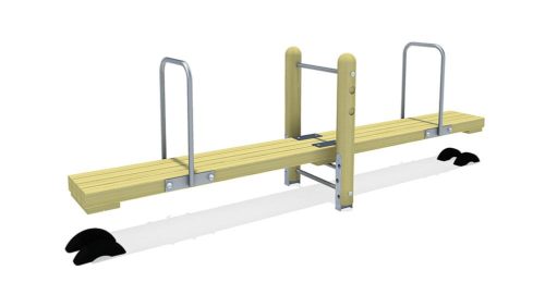 Stand-up seesaw