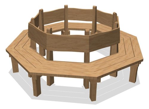 Tree bench Badun