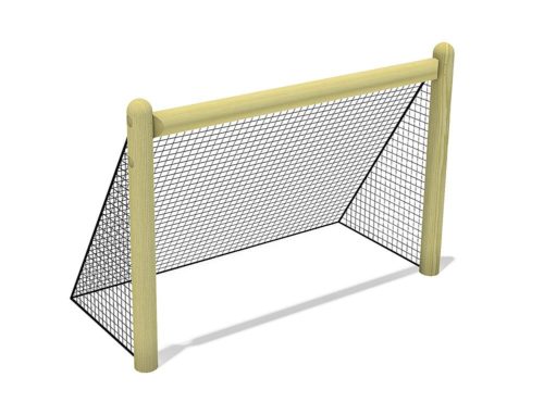 Wood goal with net, 180x120 cm