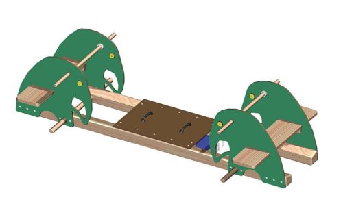 Spring rocker body Jumbo without spring