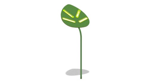 Sun shade leaf small