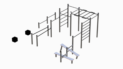 BootCamp Workout set 2 med kuber