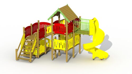 PIRATES DEN (SPIRAL SLIDE)