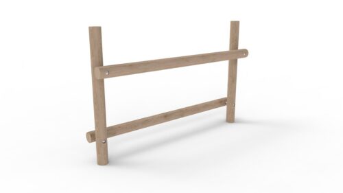 Balansbom med räcke