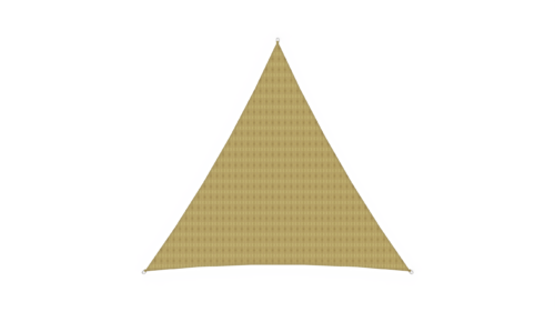 HDPE triangular sunshade, 3x3x3 m