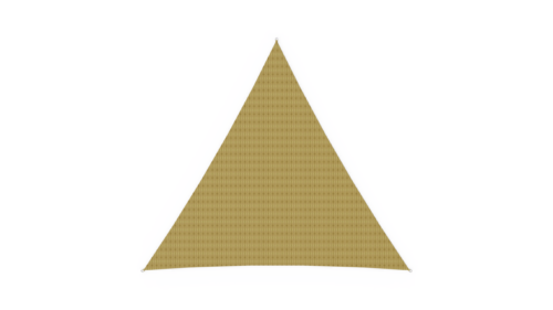 HDPE triangular sunshade, 4x4x4 m