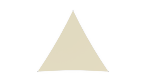 PE triangular sunshade, 4x4x4 m