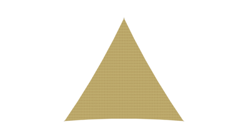 HDPE triangular sunshade 5x5x5 m