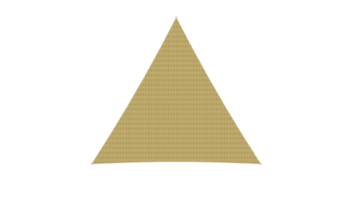 HDPE triangular sunshade 4.2x4.2x4.2 m