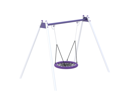 Steel swing for birds nest