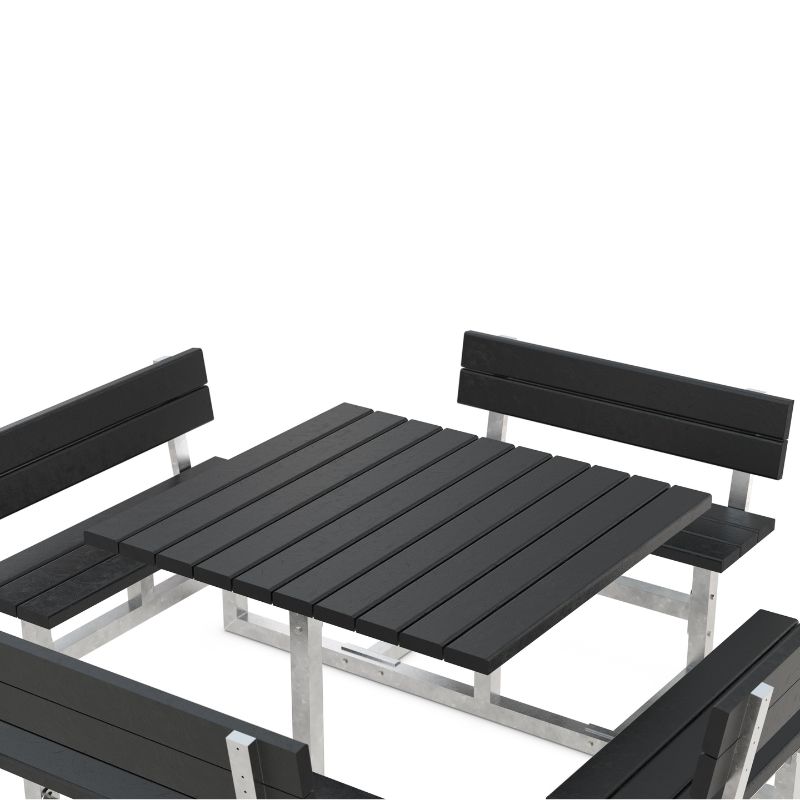 Bänkbord 920 i komposit med rygg - Bild 4