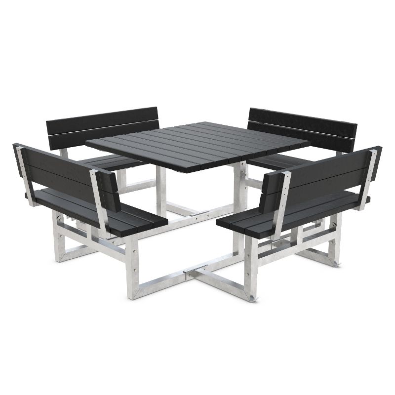 Bänkbord 920 i komposit med rygg
