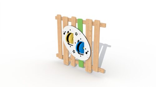 Play panel rotating drum