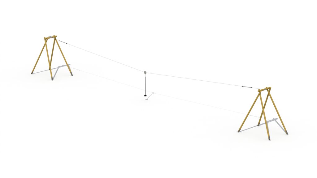 Wooden aerial runway (without starting platforms) - Bild 2