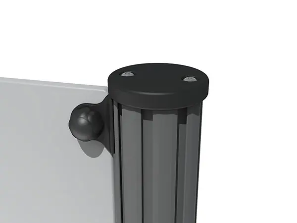 Panelfäste set för alu-stolpar - Bild 4