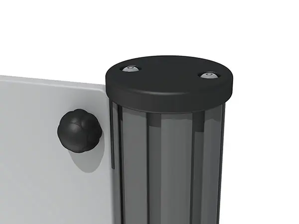 Panelfäste set för alu-stolpar - Bild 3