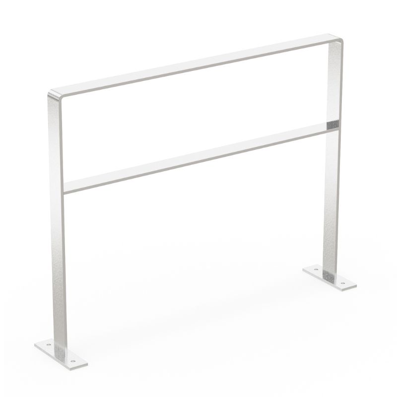 Bike Rack Economy R96 med tvärstag för 2 Cyklar, bultning (olika storlekar)