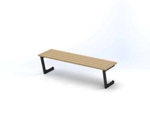 Bänk utan ryggstöd