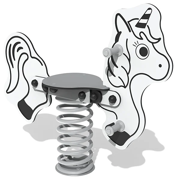 Sit-On Unicorn Spring Rocker