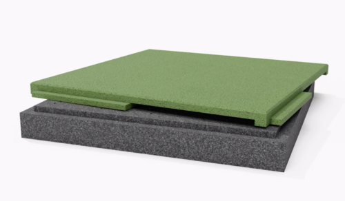 Rubber safe tiles 40 mm